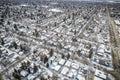 Haultain Neighborhood Aerial View in Saskatoon