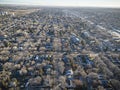 Nutana Neighborhood Aerial View in Saskatoon