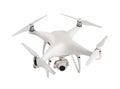 Drone isolated on white Royalty Free Stock Photo