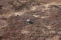 Drone Landed On The Ground Royalty Free Stock Photo