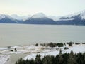 Frozen Alaska shipyard