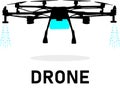 Drone logo Royalty Free Stock Photo