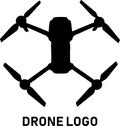 Drone logo Royalty Free Stock Photo