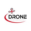 Drone Logo. Drone Photography Logo design vector