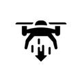Drone lower down icon