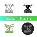 Drone mapping icon