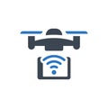 Drone mobile control icon