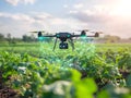 Drone Monitoring Smart Agricultural Systems Adapting to Environmental Changes