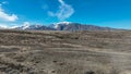 Mountain and farming country views of the shores of Lake Tekapo area near Roundhill Ski area