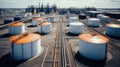 drone oil storage tanks