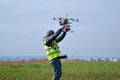 Drone operator Royalty Free Stock Photo