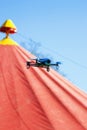 Drone over the circus Royalty Free Stock Photo