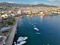 Drone Photo: Acapulco's Bustling Waterfront and Downtown From Above Royalty Free Stock Photo