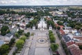 Assumption of the Blessed Virgin Mary basilica in Wegrow, Poland Royalty Free Stock Photo