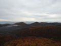 Drone photo of autumn on Pozeska gora