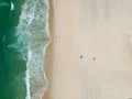 Drone photo of Barra da Tijuca beach, Rio de Janeiro, Brazil. Royalty Free Stock Photo