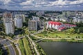 Residential buildings in Goclaw subdistrict of Warsaw, Poland