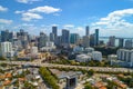 Aerial image Downtown Miami Brickell Florida