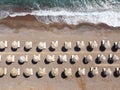 Drone photo of a greek beach no 7
