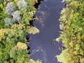 River landscape in Hungary