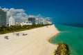 Drone photo Miami Beach aerial summertime vibes