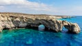 Aerial photos of Gavdos island, Crete, Greece Royalty Free Stock Photo