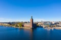 Aerial photo of Stockholm City Hall