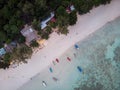 Aerial view of Perhentian Island, Malaysia.