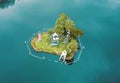 Monkey Island, Homosassa Florida USA Royalty Free Stock Photo