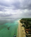 Drone photograph of Jamaica