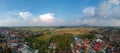 Drone photography aerial panorama view of permatang pauh pulau pinang