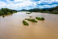 Aerial view of iSimangaliso Wetland Park. Maputaland, an area of KwaZulu-Natal on the east coast of South Africa. Royalty Free Stock Photo