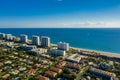 Drone photography real estate Deerfield Beach Florida USA Royalty Free Stock Photo