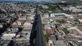 Drone Photos of Guatemala Streets empty after Curfew imposed because of Coronavirus Pandemic COVID-19