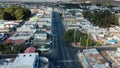 Drone Photos of Guatemala Streets empty after Curfew imposed because of Pandemic COVID-19