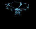 Drone plane uav Royalty Free Stock Photo