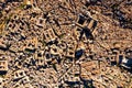 Directly above view rooftops of Toledo. Spain Royalty Free Stock Photo