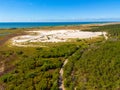 Large Dune near North Sea coast in Bergen aan Zee Netherlands