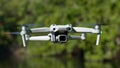 Drone. Professional drone with 4K or 5K camera for take a video, photo, film, movie footage. Aerial photography or videography.