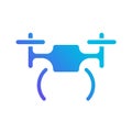 drone quad copter icon vector illustration isolated on white background