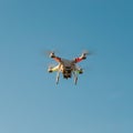 Drone quadricopter with high-resolution digital camera Royalty Free Stock Photo