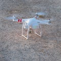 Drone quadricopter with high-resolution digital camera Royalty Free Stock Photo