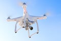 Drone quadrocopter with camera. Royalty Free Stock Photo