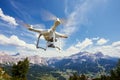 Drone quadrocopter with digital camera Royalty Free Stock Photo