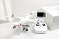 Drone quadrocopter Dji Phantom 3 Advanced Royalty Free Stock Photo