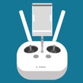 Drone remote controller transmitter icon