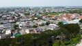 Drone Shot. Aerial view of residentials. With a drone. Natural the texture background Royalty Free Stock Photo