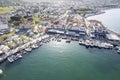 Drone shot in beautiful Urla, Izmir - the third largest city in Turkey.