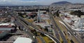 Aerial view Bicentennial tower in Toluca Mexico