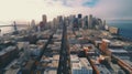 Drone Shot of Downtown San Francisco